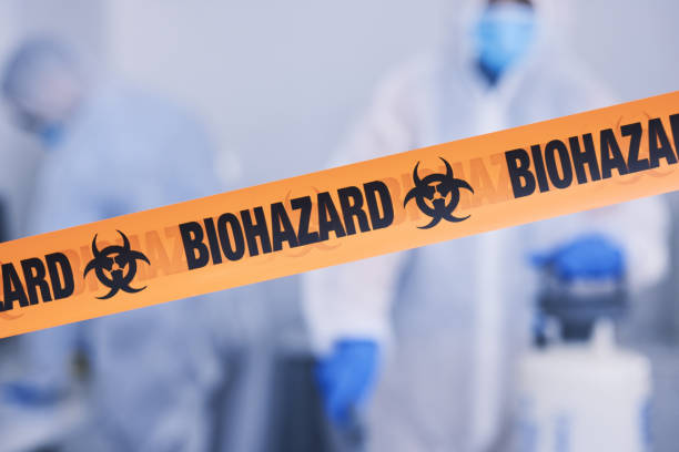 Professional Infectious Disease Decontamination technician working in Zarephath, NJ